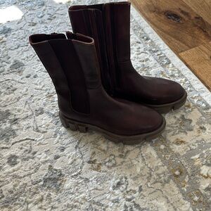 Free people maroon army boots